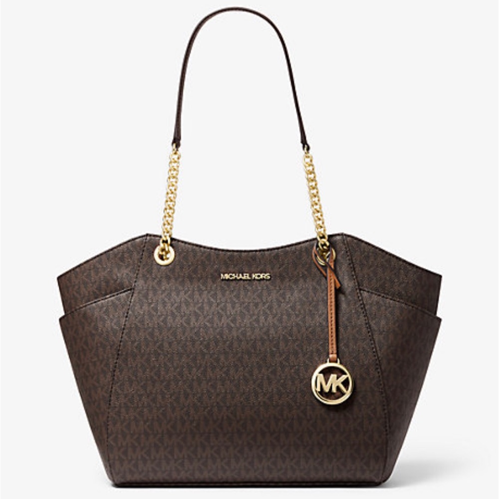 🌸MK Jet set Travle LG Chain Shoulder Tote Bag